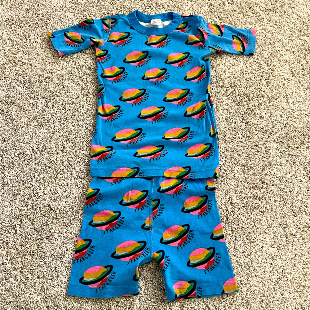 Hanna Andersson Stargazer Pajamas size 140 (10)